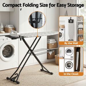 Artiss Foldable Ironing Board With Iron Rest – Sumo Deals Artiss Foldable Ironing Board With Iron Rest Ironing Board For Laundry Room Arrow Product Image