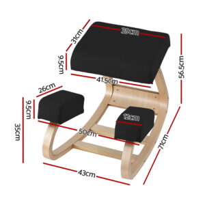 Artiss Kneeling Chair Ergonomic Posture Chair With Memory Foam Balance Stool For Home Office Gaming Product Image