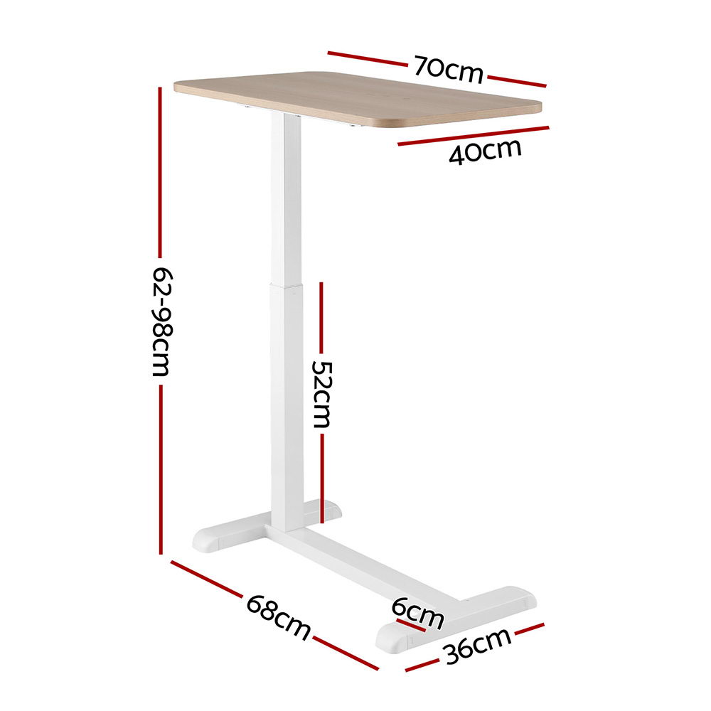 Artiss Laptop Desk | Height Adjustable Mobile Workstation – Sumo Deals Artiss Laptop Desk Height Adjustable Mobile Workstation Computer Desks 70Cm Product Image