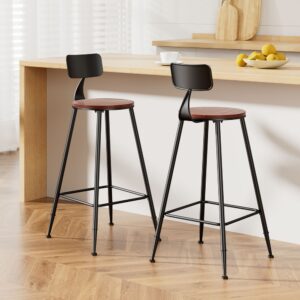 Artiss 2x Bar Stools Vintage Metal Chairs product image
