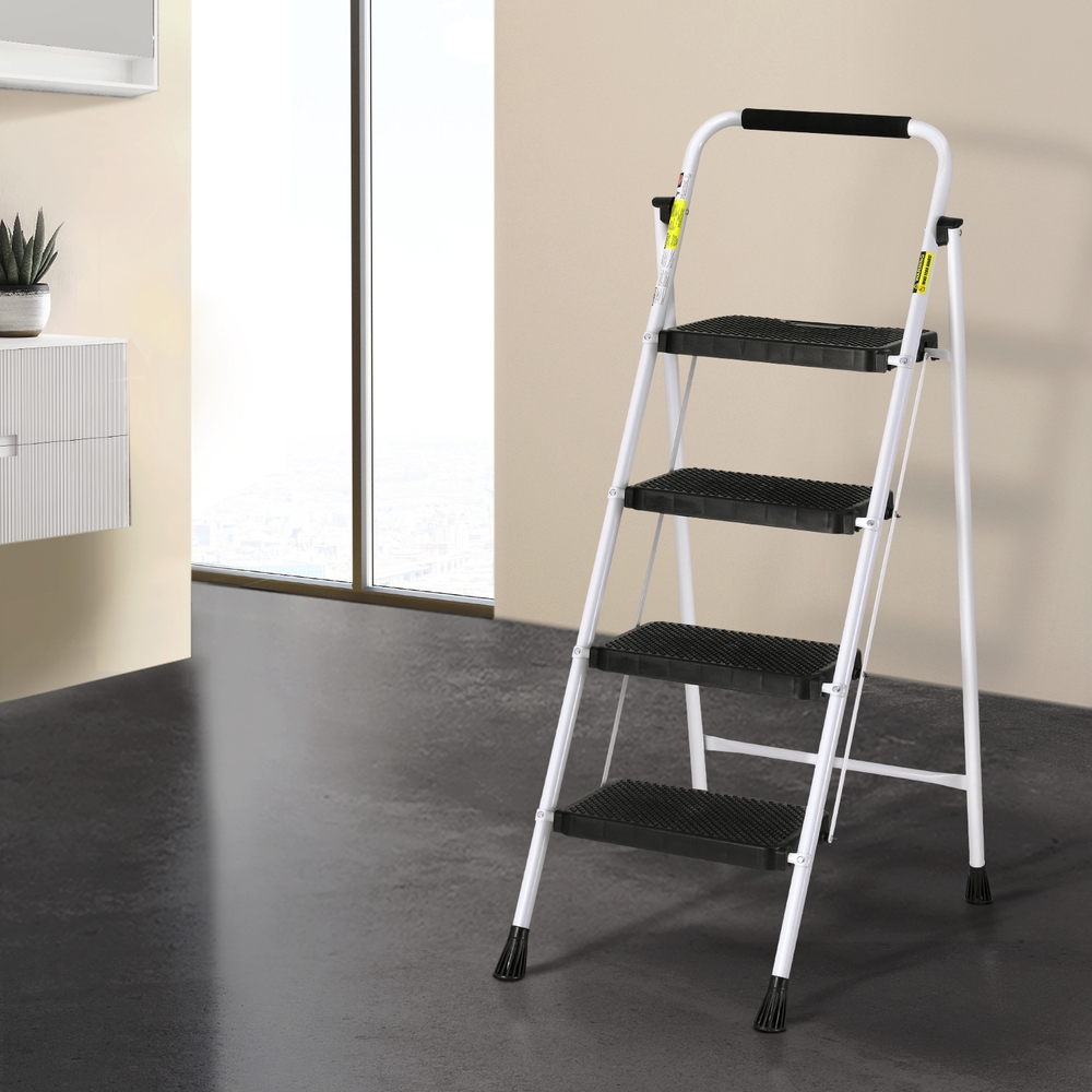 Giantz 4 Step Folding Steel Ladder - Lightweight &Amp; Safe – Sumo Deals Giantz 4 Step Ladder Multi-Purpose Folding Steel Light Weight Platform Product Image