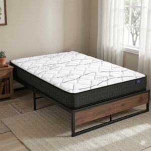 Giselle Double Mattress 16cm and Artiss Metal Bed Frame Set for Guest Rooms Studios product image