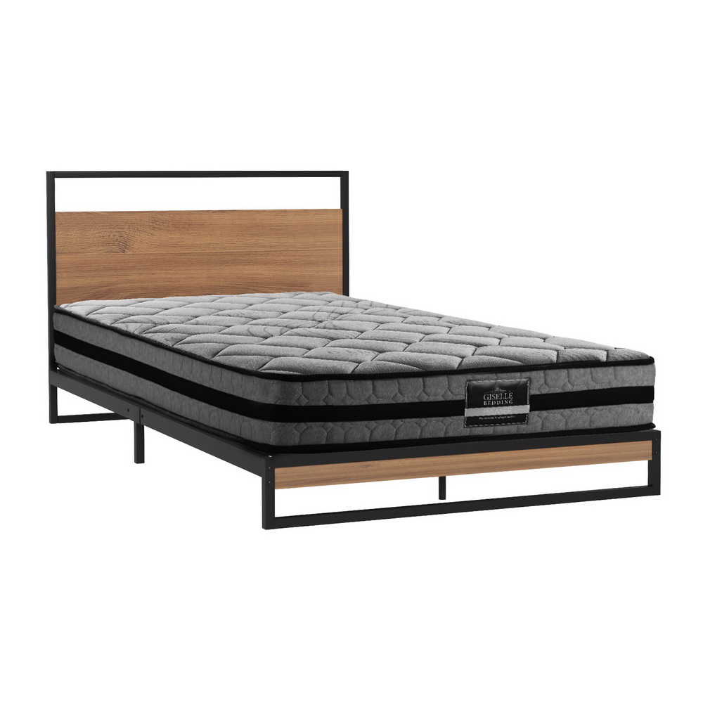 Artiss Metal Bed Frame King Single With Mattress – Sumo Deals Artiss Metal Bed Frame King Single Size Beds Platform With Mattress Product Image