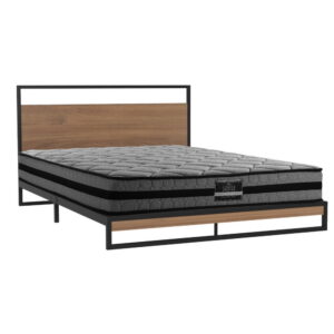 Artiss Bed Frame Queen Size Metal Frame DANE with Mattress product image