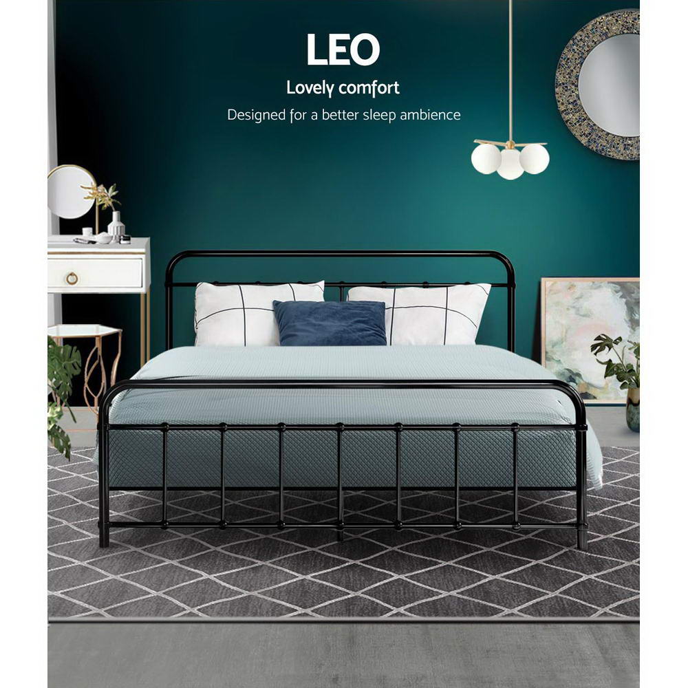 Artiss Leo Queen Metal Bed Frame - Black – Sumo Deals Artiss Bed Frame Metal Bed Frame Leo - Queen (Black) Product Image