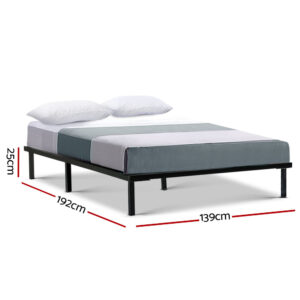 Artiss Ted Double Metal Bed Frame – Sumo Deals Artiss Bed Frame Double Size Metal Bed Frame Ted Product Image