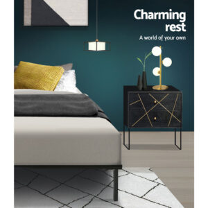 Artiss Ted Double Metal Bed Frame – Sumo Deals Artiss Bed Frame Double Size Metal Bed Frame Ted Product Image