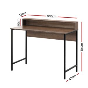 Artiss Computer Desk Shelf Oak 100Cm Product Image