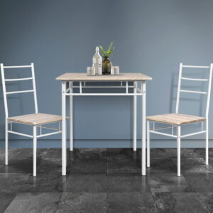 Artiss Dining Table And Chairs Set fo 3 Oak product image