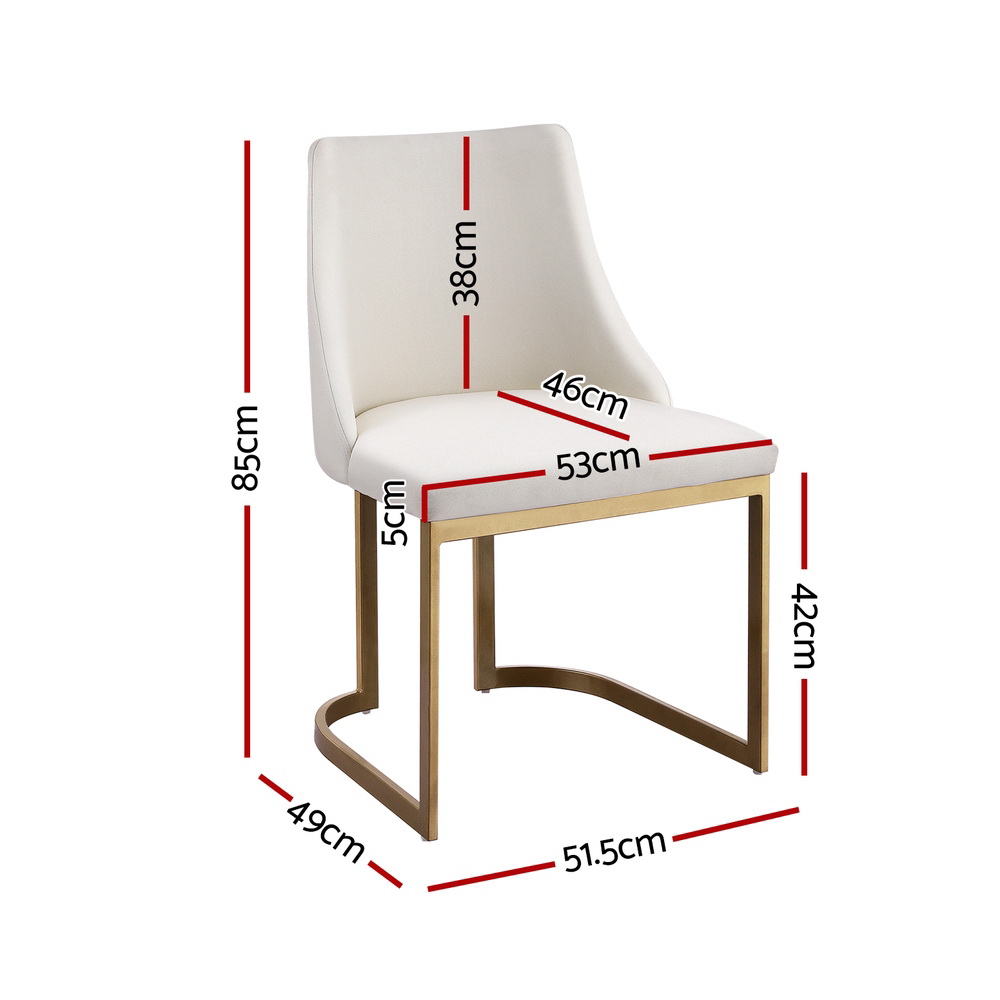 Artiss Dining Chairs Set Of 2 | Linen Fabric Beige – Sumo Deals Artiss Dining Chairs Set Of 2 Linen Fabric Frame Beige Product Image