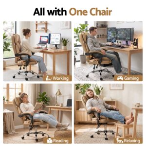 Artiss Executive Office Chair Leather Recliner Espresso – Sumo Deals Artiss Executive Office Chair Leather Recliner Espresso Product Image