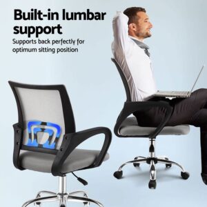 Artiss 2X Mesh Office Chair Mid Back Grey – Sumo Deals Artiss 2X Mesh Office Chair Mid Back Grey Product Image