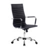 Artiss Office Chair Conference Chairs PU Leather High Back Black product image