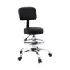 Artiss Office Chair Drafting Computer Standing Desk Chairs Ergonomic Pu Black Product Image