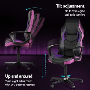 Artiss Gaming Office Chair | Purple Ergonomic Design – Sumo Deals Artiss Gaming Office Chair Computer Chairs Purple Product Image