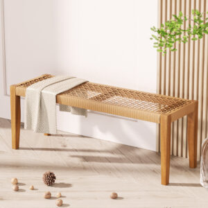 Gardeon Outdoor Garden Bench Seat Dining Acacia Wood 2-Seater Patio Furniture product image