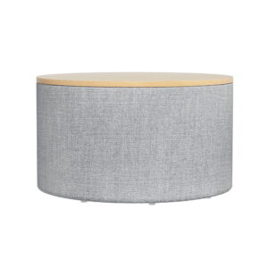 Artiss Storage Ottoman 60Cm Round Grey Linen – Sumo Deals Artiss Storage Ottoman Blanket Box 60Cm Linen Round Grey Product Image