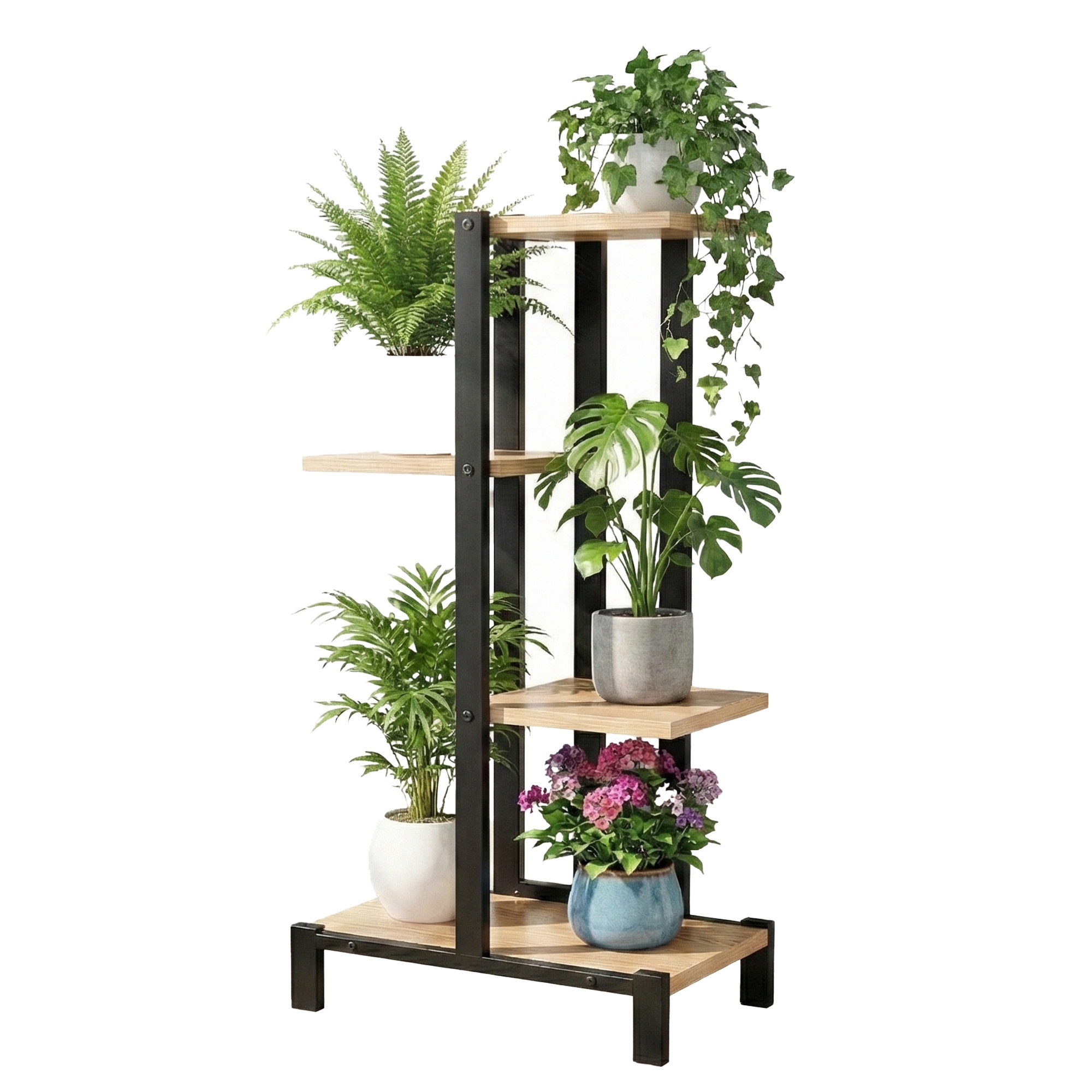 Artiss 4-Tier Metal Plant Stand For Indoor &Amp; Outdoor – Sumo Deals Artiss 4 Tiers Plant Stand Metal Flower Pots Shelf Indoor Outdoor Garden Home Product Image