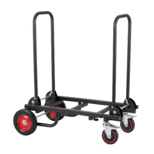 Giantz Foldable Hand Trolley | 180Kg Capacity – Sumo Deals Giantz Foldable Hand Trolley Collapsible Transport Cart 180Kg Load Black Product Image