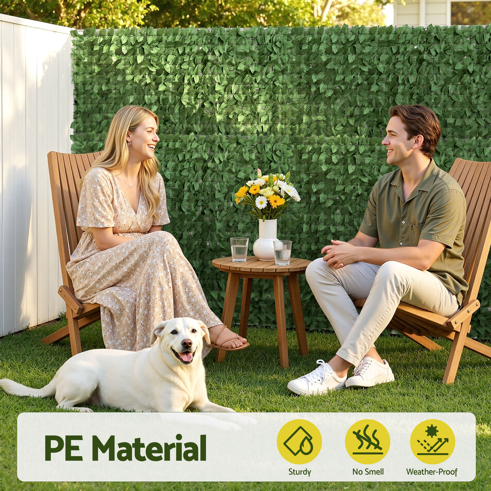 Gardeon Artificial Ivy Privacy Fence Screen 100X600Cm – Sumo Deals Gardeon Artificial Ivy Privacy Fence Screen Greenery Backdrop Panel For Balcony Patio Garden Product Image