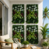 Gardeon 4PCS Artificial Plant Wall Panels 40X60CM Boxwood Panel Flower Backdrop Backyard Green Decor product image
