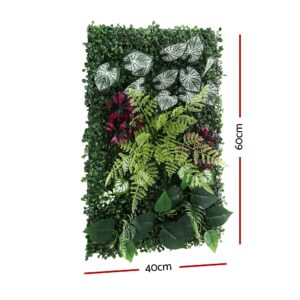 Gardeon 4Pc Artificial Boxwood Wall Panels 40X60Cm – Sumo Deals Gardeon 4Pcs Artificial Plant Wall Panels 40X60Cm Boxwood Panel Flower Backdrop Backyard Green Decor Product Image
