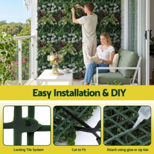 Gardeon 4Pc Artificial Boxwood Wall Panels 40X60Cm – Sumo Deals Gardeon 4Pcs Artificial Plant Wall Panels 40X60Cm Boxwood Panel Flower Backdrop Backyard Green Decor Product Image