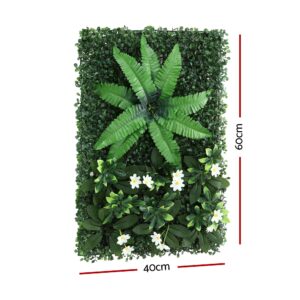 Gardeon 4Pc Artificial Boxwood Wall Panels 40X60Cm – Sumo Deals Gardeon 4Pcs Artificial Plant Wall Panels 40X60Cm Boxwood Panel Leaf Backdrop Backyard Green Decor Product Image