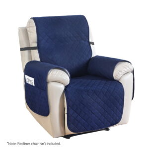 Artiss Recliner Chair Cover Water Repellent Furniture Protector Armchair Slipcover, Navy Blue product image