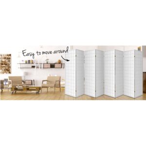 Artiss 8 Panel Room Divider Screen 348X179Cm White Product Image