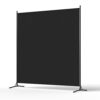 Artiss Room Divider Screen 175X180Cm Fabric Black Product Image