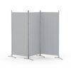 Artiss 3 Panel Room Divider Screen 260x180cm Fabric Grey product image