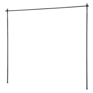 Artiss Room Divider Curtain Rod Extendable Black product image