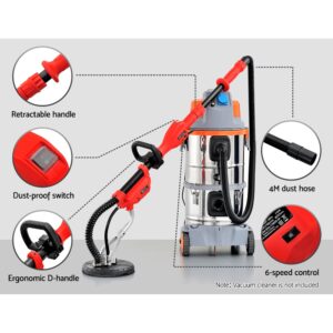 Giantz 800W Drywall Sander | Plaster Wall Dust – Sumo Deals Giantz 800W Drywall Sander Plaster Wall Board Dust Product Image