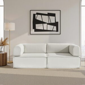 Artiss Convertible Folding Sofa Bed Beign product image
