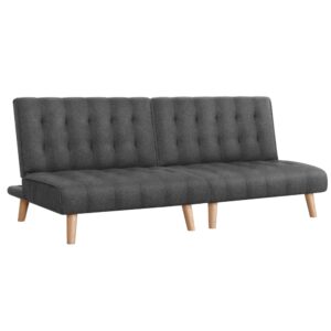 Artiss 2x Sofa Bed Couch Single Seater Fabric Grey product image