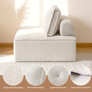Artiss 2 Floor Sofa Lounge Chair With Pillow Product Image