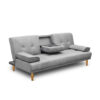 Artiss Grey Faux Linen Sofa Bed 188Cm – Sumo Deals Artiss Sofa Bed 188Cm Grey Faux Linen Product Image