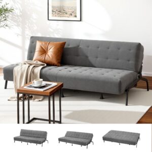 Artiss Sofa Bed, 1.9m 3-Seater Soft Innerspring Adjustable Couch Futon Chair for Apartment Dorm Livi product image