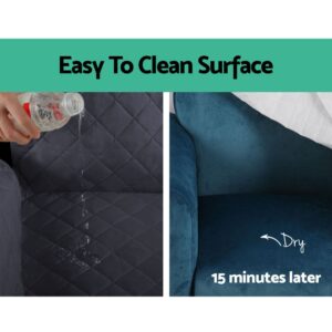 Artiss Sofa Cover Couch Covers 4 Seater Easy To Clean Dark Grey Product Image