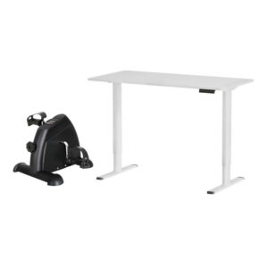 Artiss 120cm Electric Standing Desk with Mini Peal Exercise Bike Home Office product image