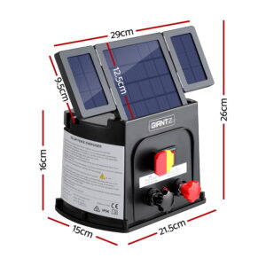 Giantz 3Km Electric Fence Energiser Pet Solar Energizer 0.1J Product Image