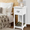 Artiss Bedside Table Vintage - THYME White product image