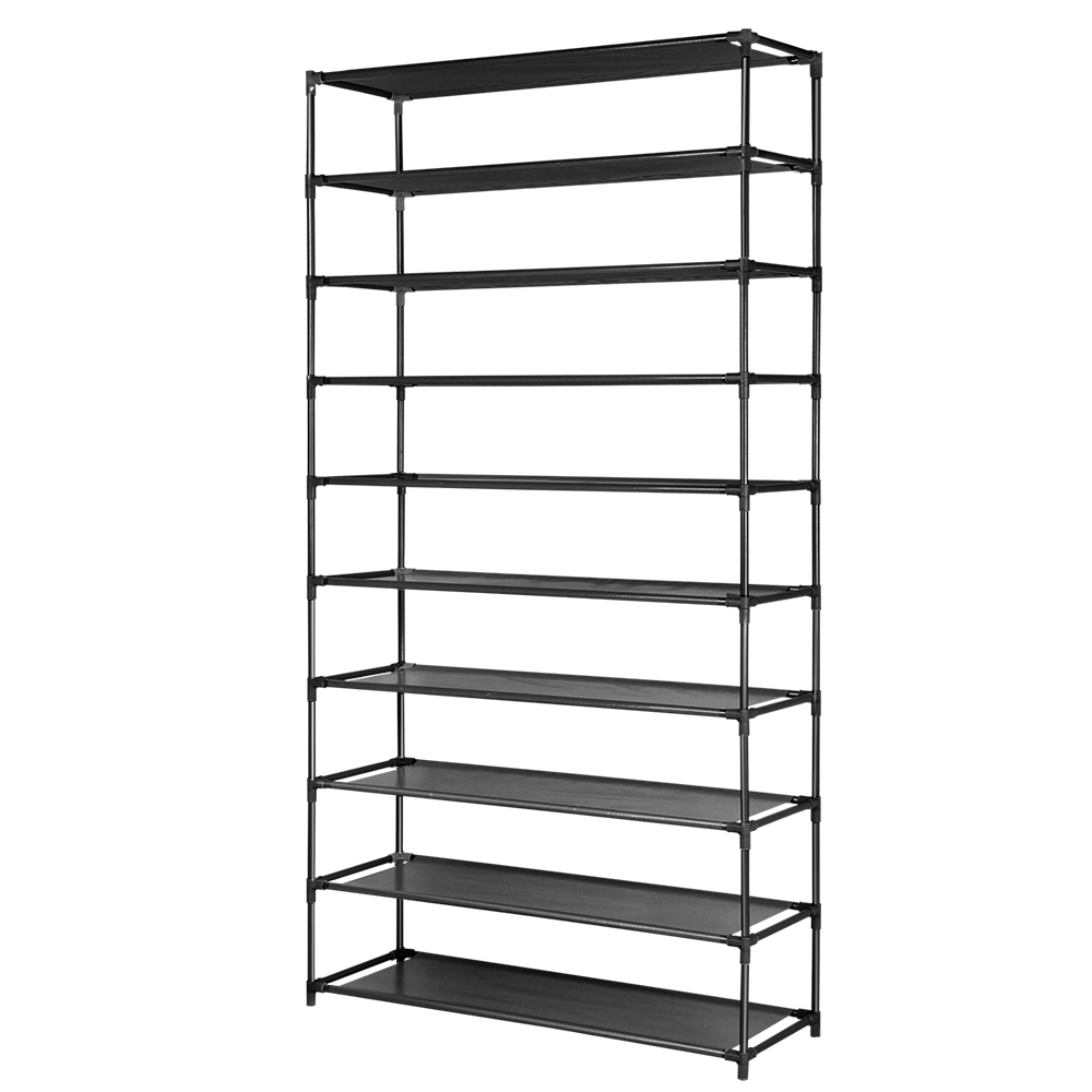 Artiss 10-Tier Shoe Rack Cabinet - Stores 50 Pairs – Sumo Deals Artiss Shoe Rack Cabinet Stackable 50 Pairs 10-Tier Black Product Image