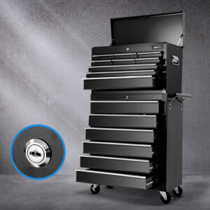 Giantz 15 Drawer Tool Box Cabinet Chest Trolley Toolbox Garage Storage Box product image