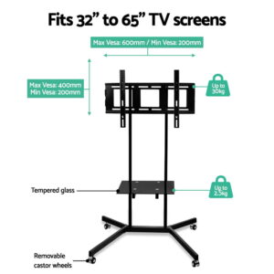 Artiss Mobile Tv Stand For 32