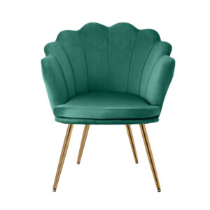 Artiss Callista Velvet Armchair - Green – Sumo Deals Artiss Armchair Velvet Green Callista Product Image