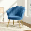 Artiss Armchair Velvet Blue Callista Product Image