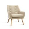 Artiss Armchair Linen Fabric Anne Beige Product Image