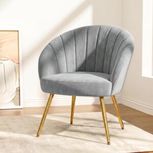 Artiss Armchair Velvet Grey Eloise product image